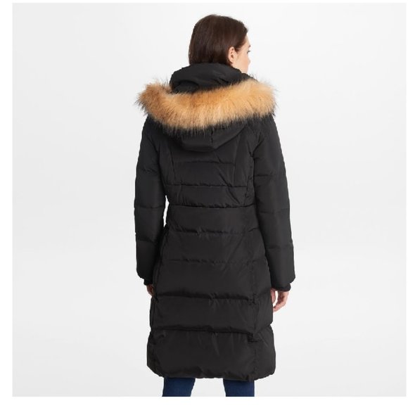 🎁 KARL LAGERFELD PARIS PLACKET FRONT LONG PUFFER - Picture 3 of 11